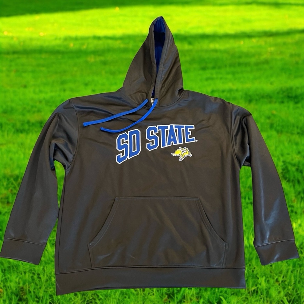 Section 101 Knights South Dakota State Jackrabbits Gray Blue Hoodie XL RN104648